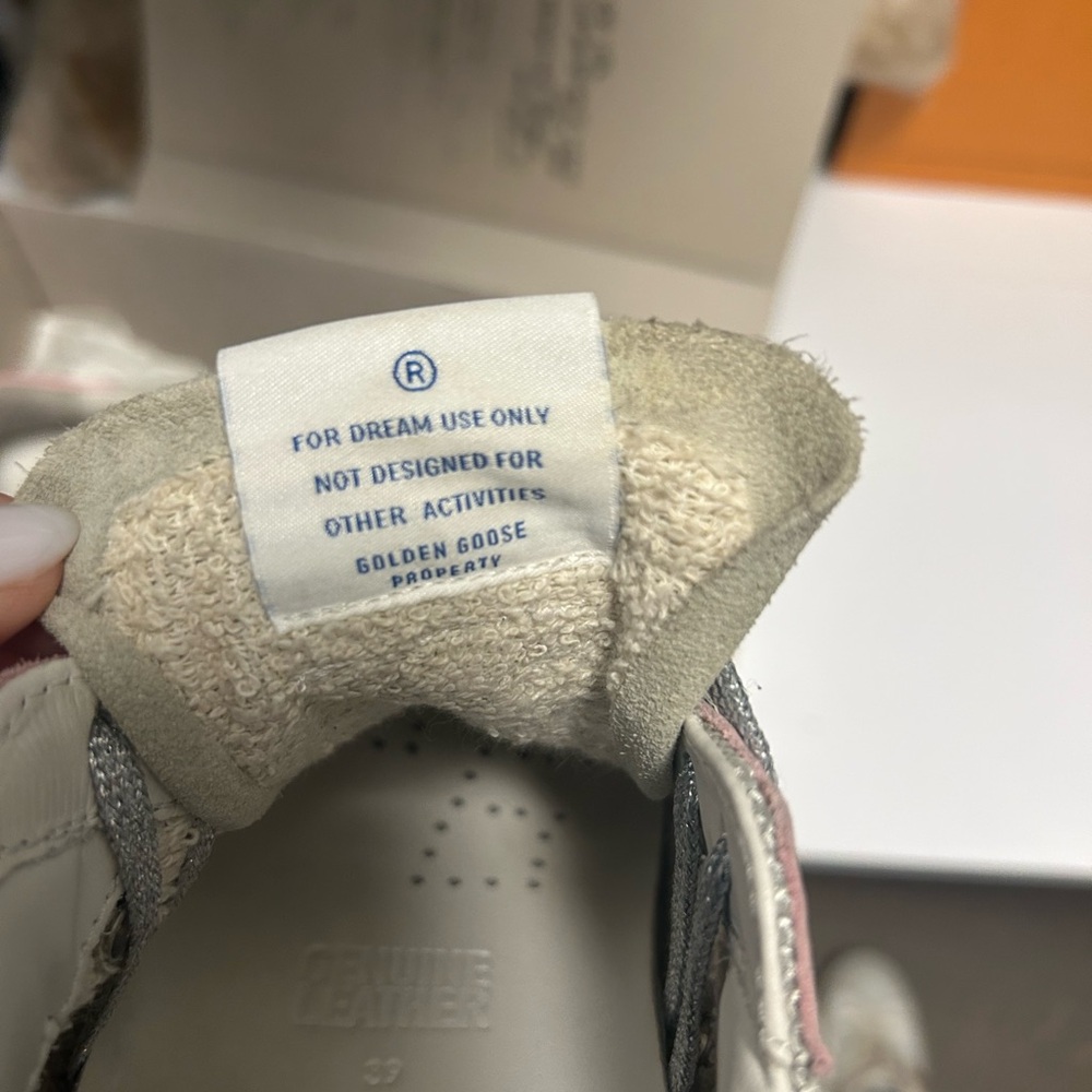 Authentic Golden Goose Glitter Accents